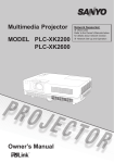 Sanyo PLC-XK2200 data projector