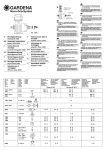 Gardena Micro Drip Master Unit 2000