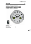 Velleman WC3320 wall clock