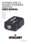 IC Intracom Intellinet USB 2.0 Gigabit Ethernet