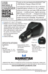Manhattan 401364 mobile device charger