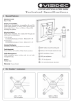 Atdec VF-AT/TAA flat panel desk mount