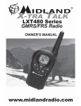 Midland LXT480VP3 two-way radio