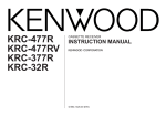 Kenwood Electronics KRC-377R AV receiver
