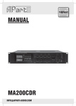 APart MA200CDR AV receiver