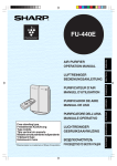 Sharp FU440E air filter