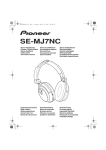 Pioneer SE-MJ7NC headphone