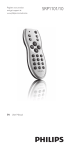 Philips Universal remote control SRP1101