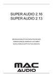 Mac Audio Super Audio 2.16