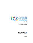Kofax VirtualReScan Professional 4.5