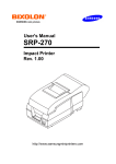 Bixolon SRP-270 dot matrix printer