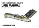 Manhattan PCI Sound Card