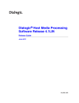 Dialogic PowerMedia HMP 4.1LIN, 10s I(MS&GW) AV w/Conf, 10HDVT