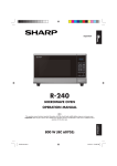 Sharp R-240 IN microwave