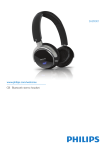 Philips Bluetooth stereo headset SHB9001