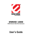 ENCORE ENNHD-1000 storage enclosure