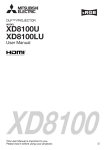 Mitsubishi Electric XD8100U data projector