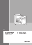 Siemens KT16LV11 combi-fridge