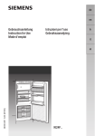 Siemens KI24FA60 combi-fridge