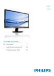 Philips LCD monitor with HDMI 244E2SB
