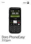 Doro PhoneEasy 332gsm 1.8" 88g White