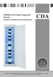 CDA FW880 freezer