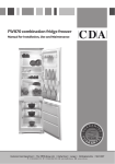 CDA FW870 fridge-freezer