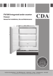 CDA FW380 freezer