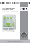 CDA FW221 refrigerator