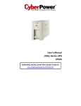 CyberPower UP425 uninterruptible power supply (UPS)