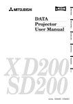 Mitsubishi Electric XD200U data projector