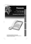 Panasonic KX-TS108W telephone