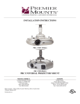 Premier PBC-UMW mounting kit