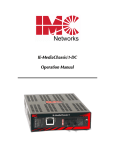 IMC Networks IE-MediaChassis/1-DC