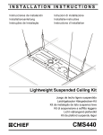 Chief CMS443 mounting kit