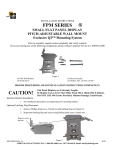 Chief FPM4101 flat panel wall mount