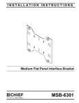 Chief MCD6301 flat panel ceiling mount
