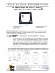 Chief PSM2095 flat panel wall mount