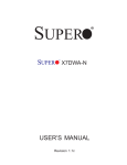Supermicro X7DWA-N motherboard