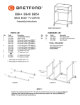 Bretford BB44-P5 flat panel floorstand