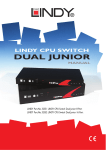 Lindy Matrix CPU Switch Dual Junior OSD, 16 Port