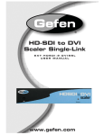 Gefen HD-SDI to DVI Single Link Scaler Box