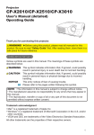 Hitachi CP-X2010 data projector