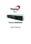 Thecus N8800SAS/8TB storage server