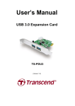 Transcend 2-Port USB 3.0 PCI-E Card