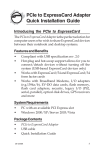Siig PCI-E/ExpressCard Adapter