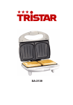 Tristar SA-2139 sandwich maker