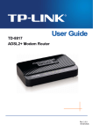 TP-LINK TD-8817 modems