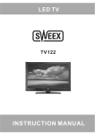 Sweex LED TV 22" 22" Y N Black
