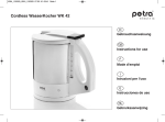 Petra WK 42.00 electrical kettle